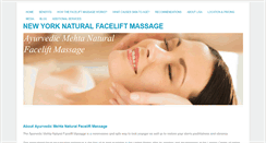 Desktop Screenshot of nynaturalfaceliftmassage.com